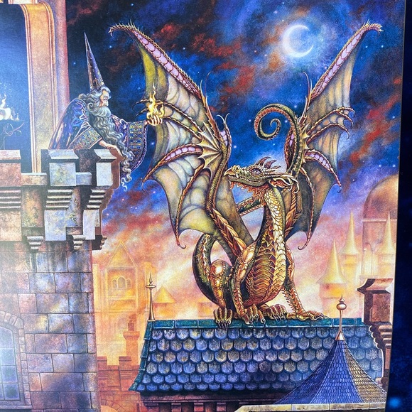 2001 Myles Pinkney Dragons Wizards Magic calendar - Picture 5 of 7